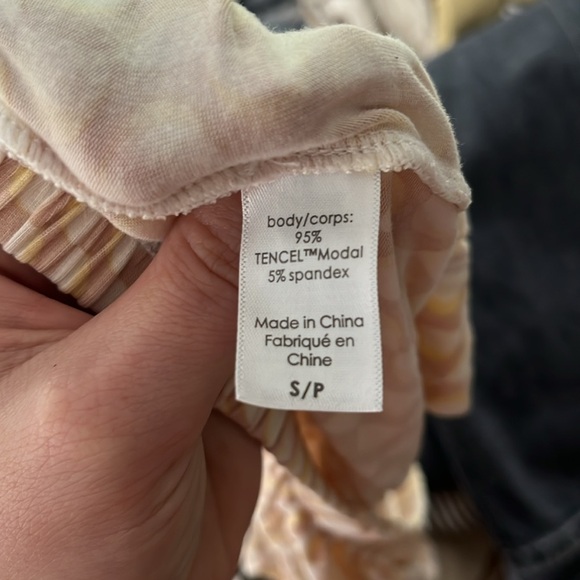 Eberjey Gisele Printed Tencel Short PJs Set in Retro Geo Oat - S - Picture 11 of 11